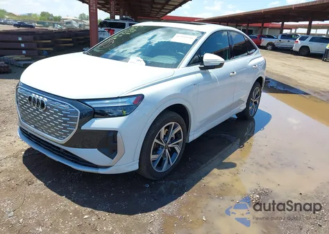 2023 Audi Q4 Sportback E-Tron Premium 50 Quattro из США, поврежденный, VIN WA122BFZ6PP076595